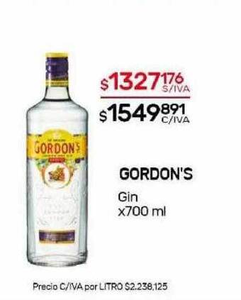 Nini Mayorista Gordon's gin oferta