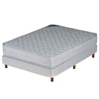 Frávega Sommier y colchón de resortes piero modena doble pillow 140 x 190 cm oferta