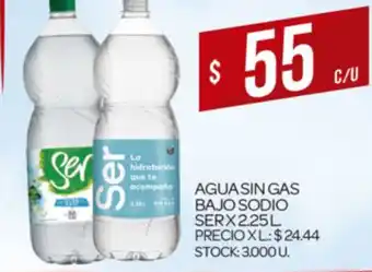 Supermercados DIA Agua sin gas Bajo Sodio ser x 2.25L oferta