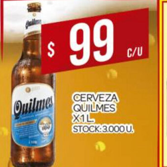 Supermercados DIA Cerveza Quilmes x 1L oferta