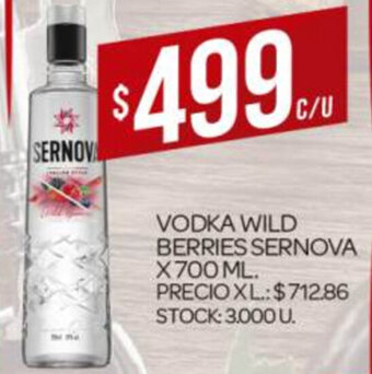 Supermercados DIA Vodka Wild Berries Sernova x 700ml oferta