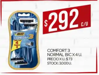 Supermercados DIA Comfort 3 Normal Bic x 4U oferta