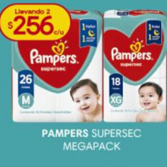 Supermercados DIA Pampers Supersec Megapack oferta