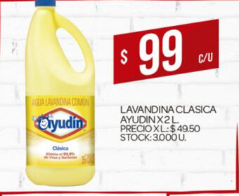 Supermercados DIA Lavandina Clasica Ayudin x 2L oferta