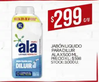 Supermercados DIA Jabóm Liquido para Diluir ala x 500ml oferta