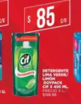 Supermercados DIA Detergente Lima Verde / Limón Doypack Cid x 450ml oferta
