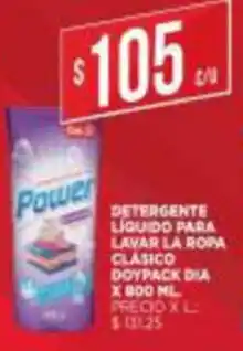 Supermercados DIA Detergente Liquido Para Lavar La Ropa Clásico Doypack Dia 800ml oferta