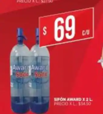 Supermercados DIA Sifón Award x 2L oferta