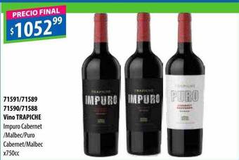 Micropack Vino trapiche oferta