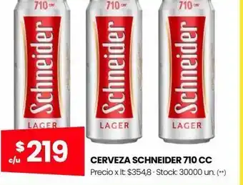 Changomas Cerveza schneider 710cc oferta