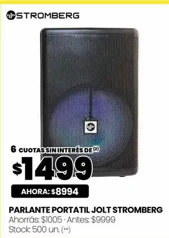 Changomas Parlante stromberg oferta