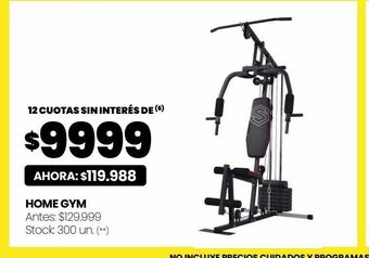 Changomas Home gym oferta