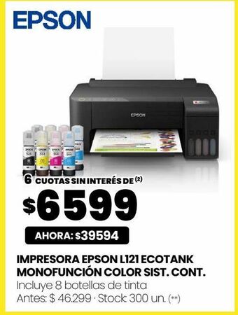 Changomas Impresoras epson oferta