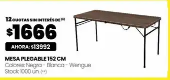 Changomas Mesa plegable 152cm oferta
