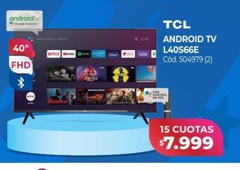 Naldo Lombardi Tcl android tv l40s66e oferta