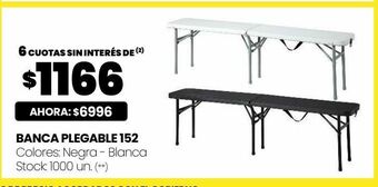 Changomas Banca plegable 152 oferta
