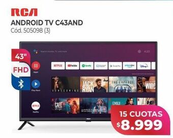Naldo Lombardi Rca android tv c43and oferta