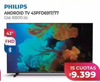Naldo Lombardi Android tv 43pfd6917/77 oferta