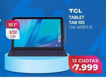 Naldo Lombardi Tcl tablet tab 10s oferta