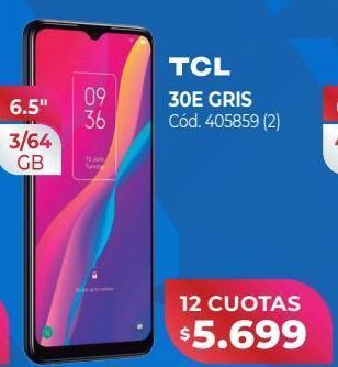 Naldo Lombardi Tcl 30e gris oferta