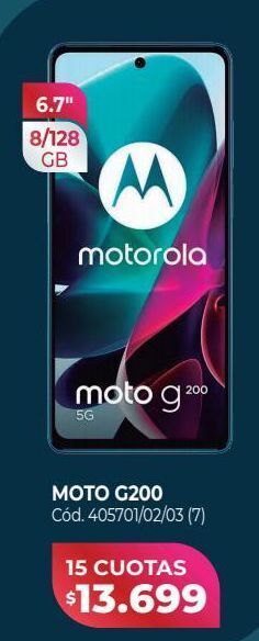 Naldo Lombardi Moto g200 oferta