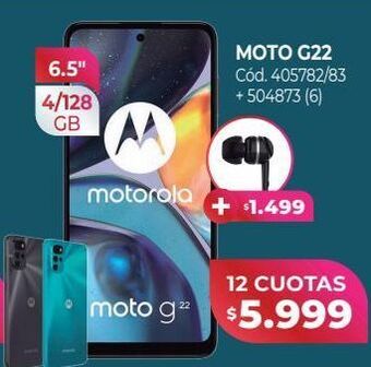 Naldo Lombardi Moto g22 oferta