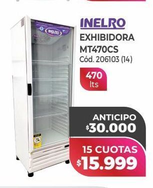 Naldo Lombardi Inelro exhibidora mt470cs oferta