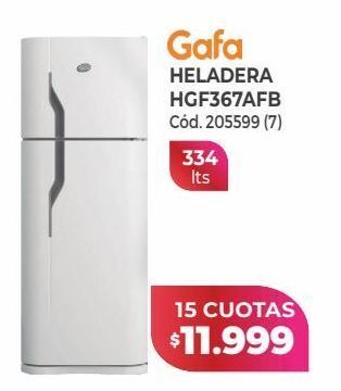 Naldo Lombardi Gafa heladera hgf367afb oferta