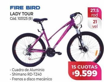 Naldo Lombardi Fire bird lady tour oferta