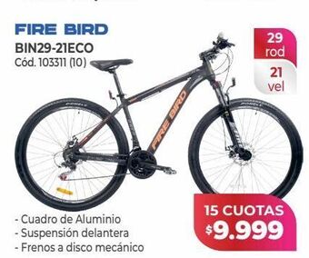 Naldo Lombardi Fire bird bin29-21eco oferta