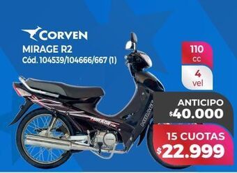 Naldo Lombardi Corven mirage r2 oferta