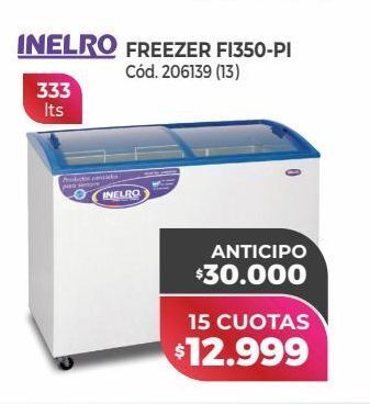 Naldo Lombardi Inelro freezer fi350-pi oferta
