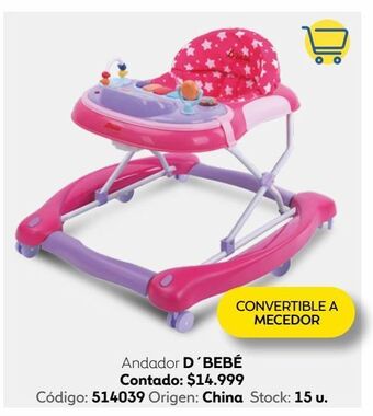 Coppel Andador d´bebé oferta