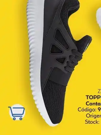 Coppel Zapatillas hombre topper mamba full negro oferta