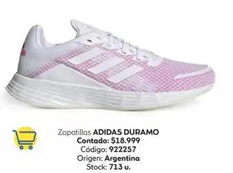 Coppel Zapatillas mujer adidas duramo sl blanco oferta