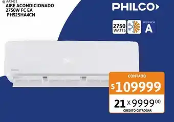 Cetrogar Aire acondicionado 2750 w oferta