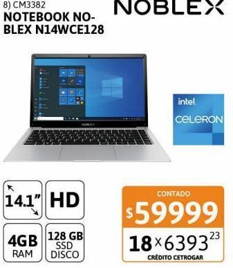 Cetrogar Notebook noblex oferta