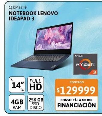 Cetrogar Notebook lenovo oferta