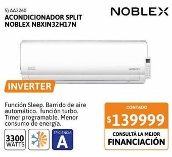 Cetrogar Aire acondicionado noblex oferta