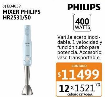 Cetrogar Mixer philips oferta