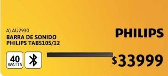 Cetrogar Barra de sonido bt philips tab5105/12 oferta