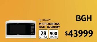 Cetrogar Microondas bgh b228d89 oferta