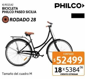 Cetrogar Bicicletas philco oferta
