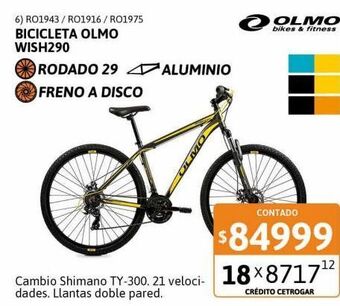 Cetrogar Bicicletas olmo oferta