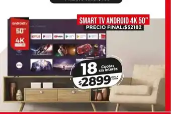 Supermayorista Vital Smart TV Android 4K 50" oferta