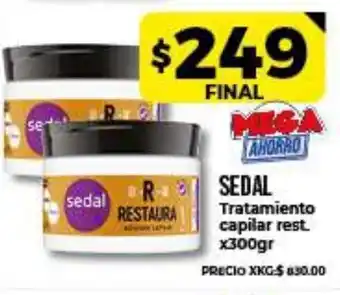 Supermayorista Vital Sedal Tratamiento capilar rest x 300gr oferta
