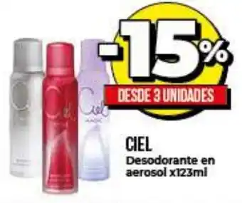 Supermayorista Vital Ciel Desodorante en aerosol x 123ml oferta