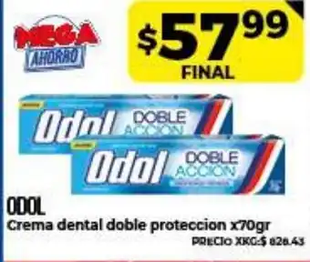 Supermayorista Vital Odol Crema dental doble proteciion x 70gr oferta