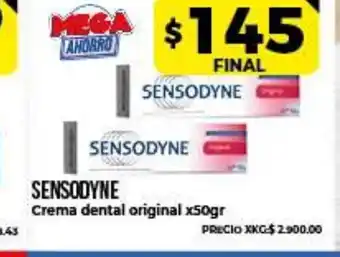 Supermayorista Vital Sensodyne Crema dental original x 50gr oferta