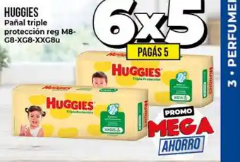 Supermayorista Vital Huggies Pañal triple protección reg M8- G8-XG8-XXG8u oferta